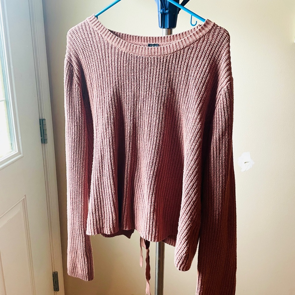 Corset back Sweater